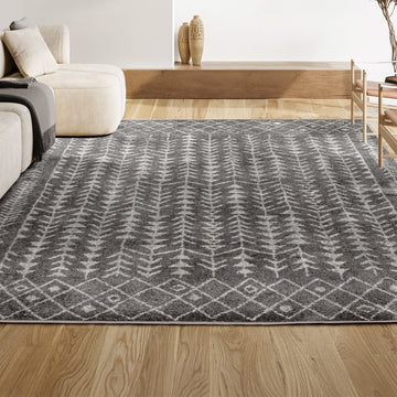 Ziri Moroccan Geometric Area Rug